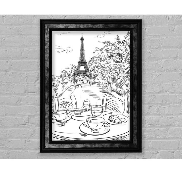 Eiffel Tower Streets 5 - Single Picture Frame Art Prints Rosalind Wheeler Size: 42cm H x 29.7cm W x 8cm D on Productcaster.