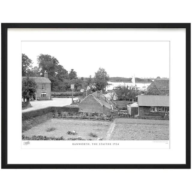 Ranworth, The Staithe 1934 by Francis Frith - Single Picture Frame Print The Francis Frith Collection Size: 40cm H x 50cm W x 2.3cm D on Productcaster.