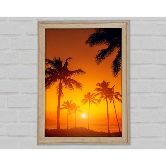 Stunning California Sunset - Print 17 Stories Size: 84.1cm H x 59.7cm W x 1.5cm D on Productcaster.