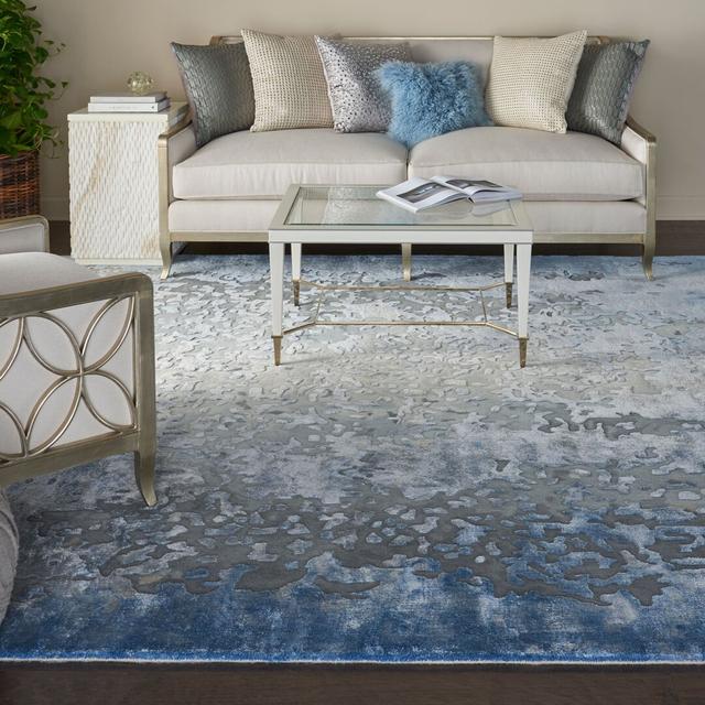 Anatolio Tufted Blue/Grey Rug 17 Stories Rug Size: Rectangle 236 x 297cm on Productcaster.