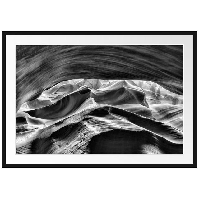 Gerahmtes Poster Antelope Canyon Arizona East Urban Home Größe: 70 cm H x 100 cm B on Productcaster.