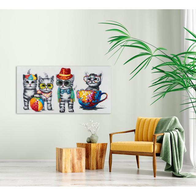 Painting sweet cat gang Happy Larry on Productcaster.