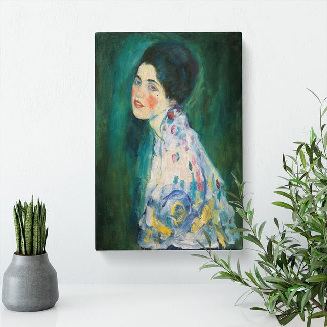 Portrait Of A Lady By Gustav Klimt East Urban Home Size: 35cm H x 50cm W x 3cm D on Productcaster.