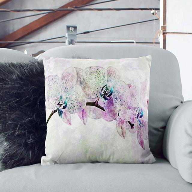 Abstract Square Throw Cushion East Urban Home Backing Colour: Black, Size: 55cm H x 55cm W x 20cm D on Productcaster.