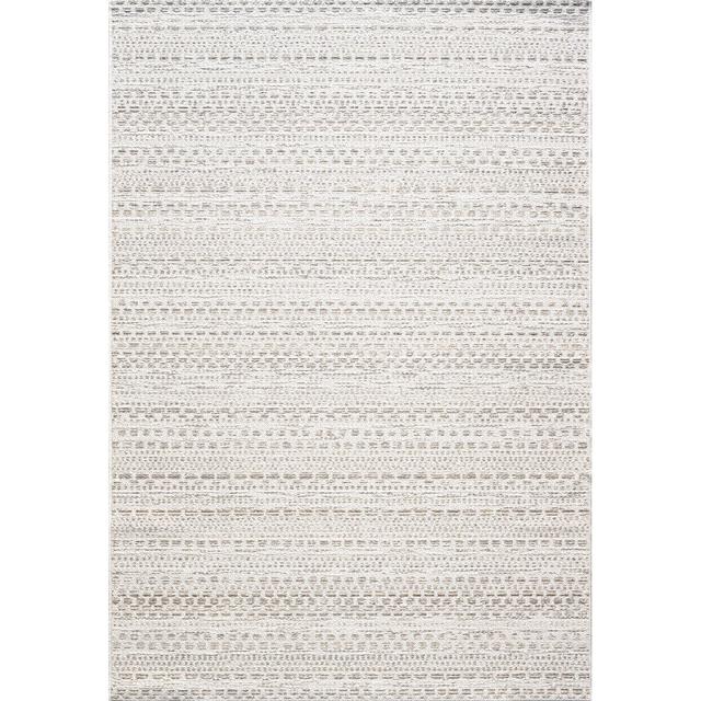 Vicente Flatweave Beige Rug Langley Street Rug Size: Rectange 200 x 290cm on Productcaster.