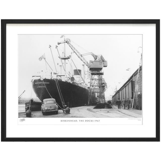 'Birkenhead, the Docks 1967' by Francis Frith - Picture Frame Photograph Print on Paper The Francis Frith Collection Size: 45cm H x 60cm W x 2.3cm D on Productcaster.