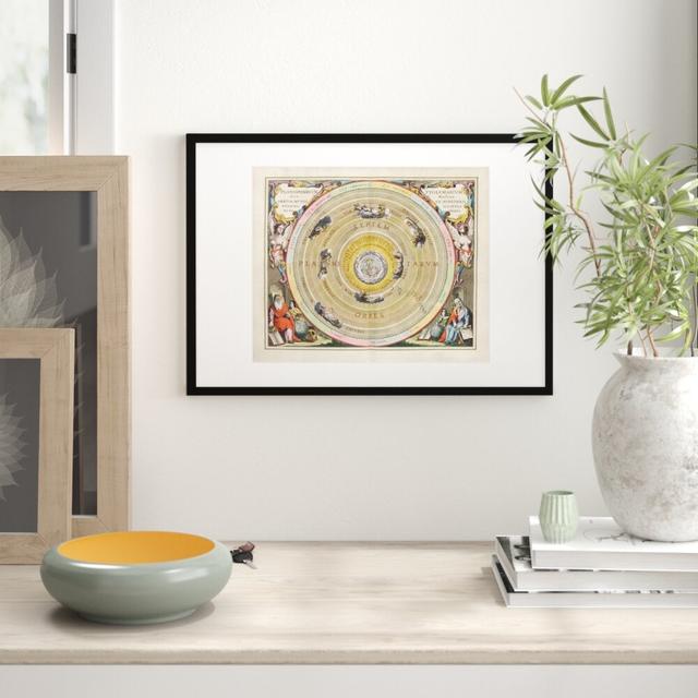 'Plate 1 from Harmonia Macrocosmica' by Vincent Van Gogh Graphic Art Astoria Grand Size: 40 cm H x 50 cm W x 2.3 cm D, Format: Framed Paper on Productcaster.