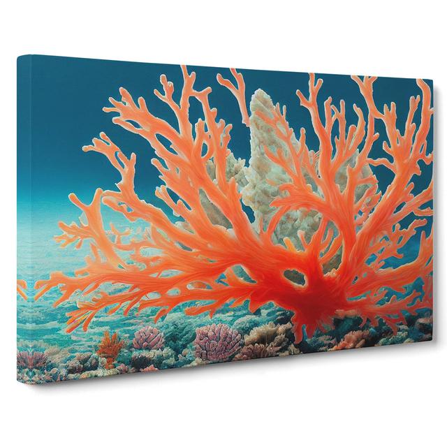 The Coral Reef Vol.1 House of Hampton Size: 35cm H x 50cm W x 3cm D on Productcaster.