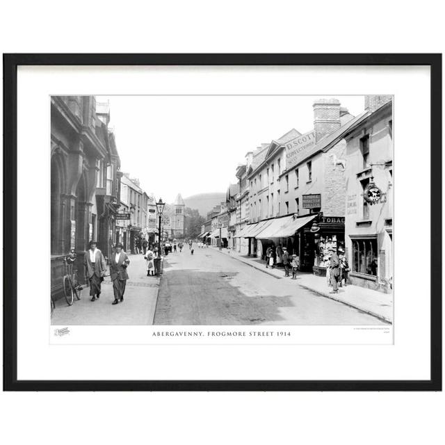 'Abergavenny, Frogmore Street 1914' - Picture Frame Photograph Print on Paper The Francis Frith Collection Size: 28cm H x 36cm W x 2.3cm D on Productcaster.