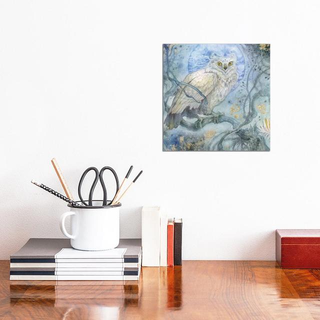 Night Wings I by Stephanie Law - Wrapped Canvas Gallery-Wrapped Canvas Giclée Alpen Home Size: 30.48cm H x 30.48cm W x 1.9cm D on Productcaster.