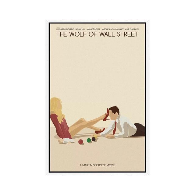 Leinwandbild Wolf of Wall Street von Claudia Varosio Corrigan Studio Größe: 101,06 cm H x 66,04 cm B x 3,81 cm T, Format: Weißer Rahmen on Productcaster.