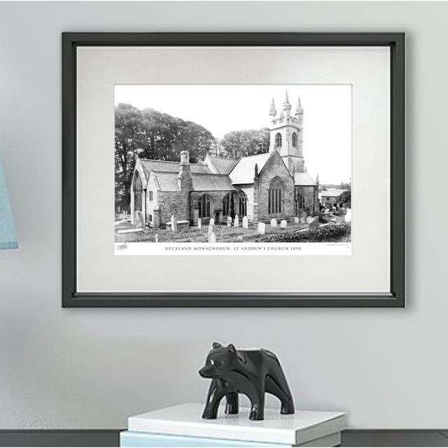 'Buckland Monachorum, St Andrew's Church 1890' - Picture Frame Photograph Print on Paper The Francis Frith Collection Size: 28cm H x 36cm W x 2.3cm D on Productcaster.