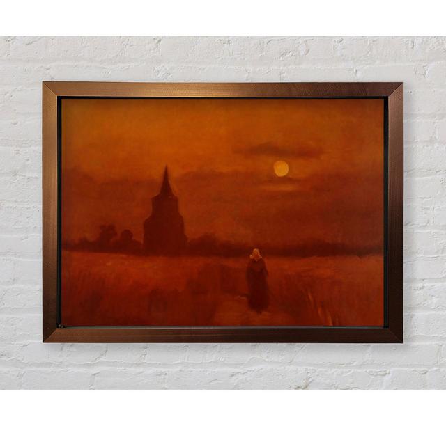 The Old Tower In The Fields by Vincent Van Gogh - Single Picture Frame Art Prints Bright Star Size: 100cm H x 141.4cm W x 3.4cm D on Productcaster.