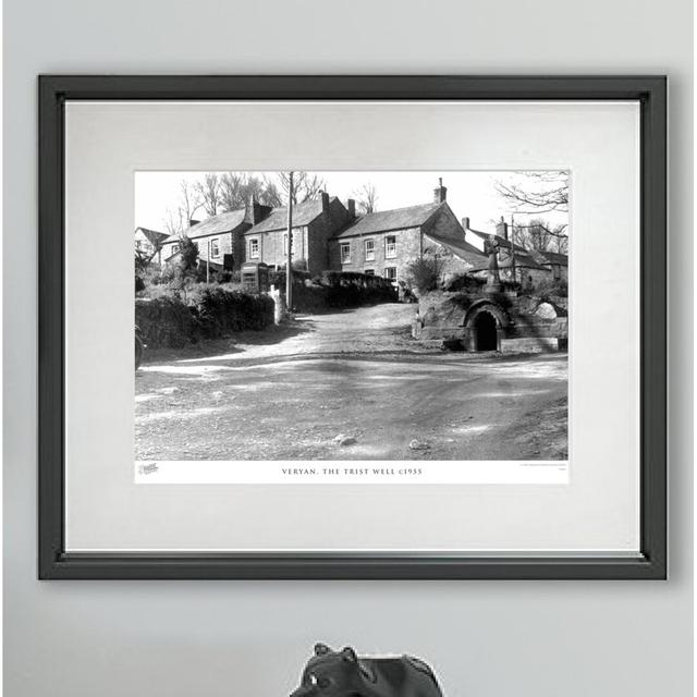 'Veryan, the Trist Well C1955' by Francis Frith - Picture Frame Photograph Print on Paper The Francis Frith Collection Size: 40cm H x 50cm W x 2.3cm D on Productcaster.