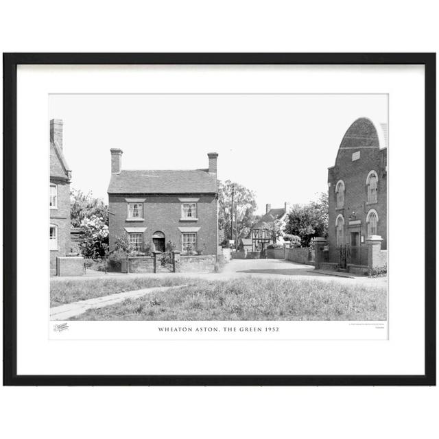 'Wheaton Aston, the Green 1952' - Picture Frame Photograph Print on Paper The Francis Frith Collection Size: 28cm H x 36cm W x 2.3cm D on Productcaster.