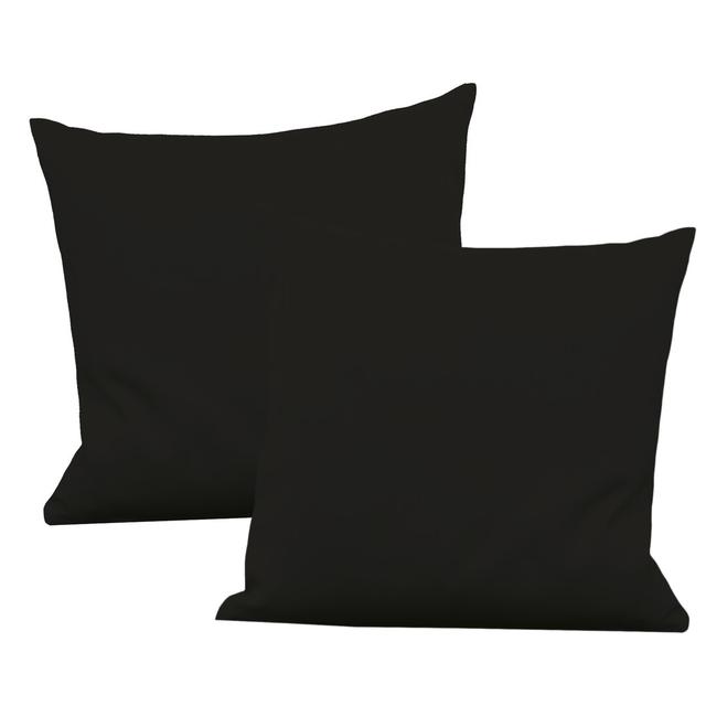 Kissenhülle Garris (Set of 2) ClassicLiving Größe: 40 x 40 cm, Farbe: Schwarz on Productcaster.