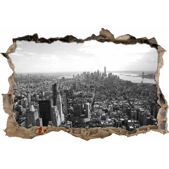 Wandtattoo New York City Panorama East Urban Home Größe: 42 cm H x 62 cm B x 0,02 cm T on Productcaster.