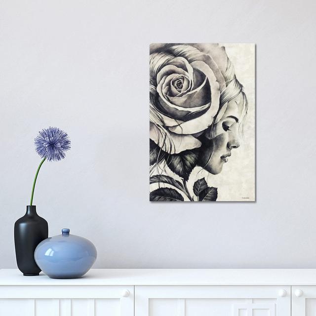 Florescence by Underdott Art - Wrapped Canvas Print Marlow Home Co. Size: 45.72cm H x 30.48cm W x 1.905cm D on Productcaster.