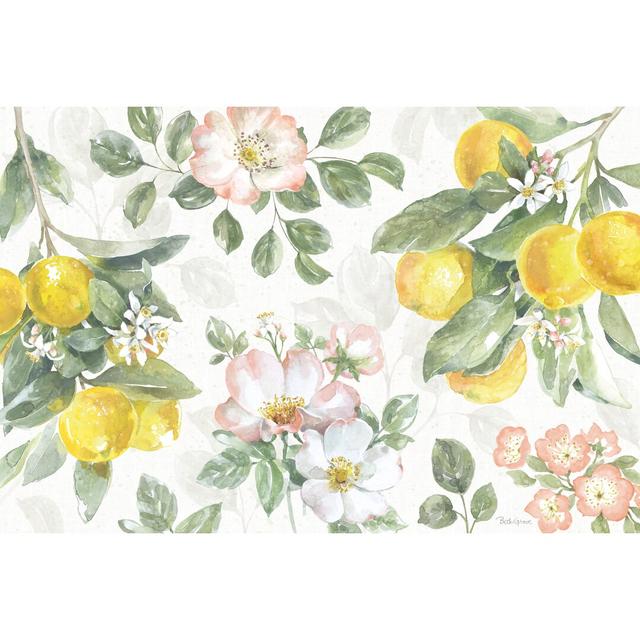 Citrus Charm IV by Beth Grove - Wrapped Canvas Painting Rosalind Wheeler Size: 20cm H x 30cm W x 3.8cm D on Productcaster.