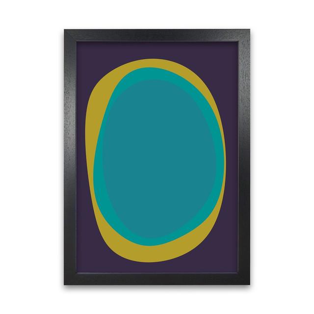 Colourful Bright Abstract A - Print Norden Home Size: 84cm H x 59cm W x 3cm D, Frame Option: Black Frame on Productcaster.