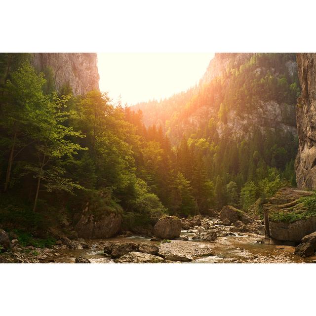 Marcia Mountain Creek by Thomas_Zsebok_Images - Wrapped Canvas Print Alpen Home Size: 51cm H x 76cm W x 3.8cm D on Productcaster.