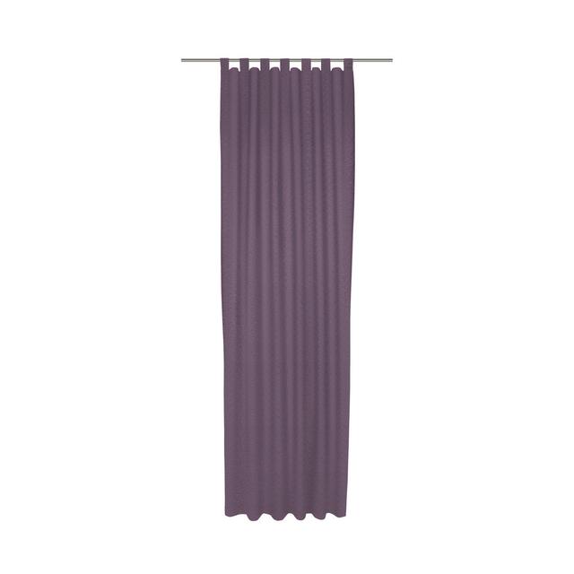 Uni Collection 100% Cotton Room Darkening Tab Top Curtain Panel Adam Panel Size: 142cm Width x 375cm Drop, Curtain Colour: Aubergine on Productcaster.