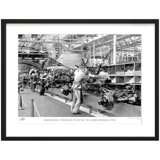 Dagenham, Interior View Of The Ford Works C1950 by Francis Frith - Single Picture Frame Print The Francis Frith Collection Size: 40cm H x 50cm W x 2.3 on Productcaster.