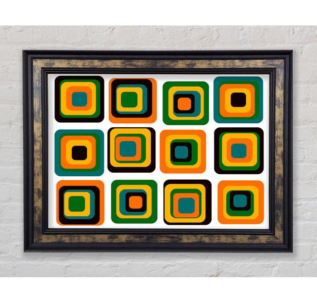 Blocks Of Colour Framed Print Bright Star Size: 59.7cm H x 84.1cm W on Productcaster.