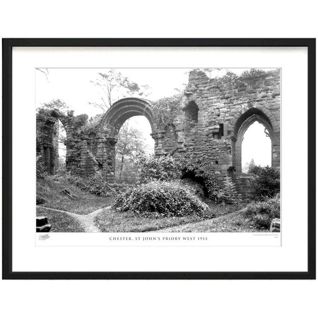 'Chester, St John's Priory West 1913' by Francis Frith - Picture Frame Photograph Print on Paper The Francis Frith Collection Size: 45cm H x 60cm W x on Productcaster.