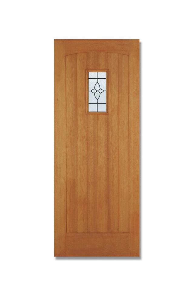 Cottage Glazed Hardwood External Door LPD Doors Door Size: 2032mm H x 813mm W x 44mm D on Productcaster.