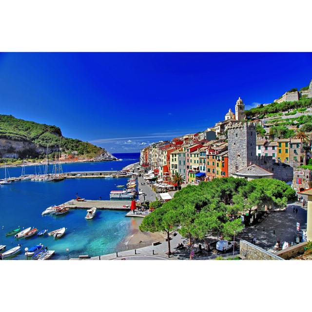 Beautiful Ligurian Coast by Freeartist - Wrapped Canvas Photograph 17 Stories Size: 61cm H x 91cm W on Productcaster.