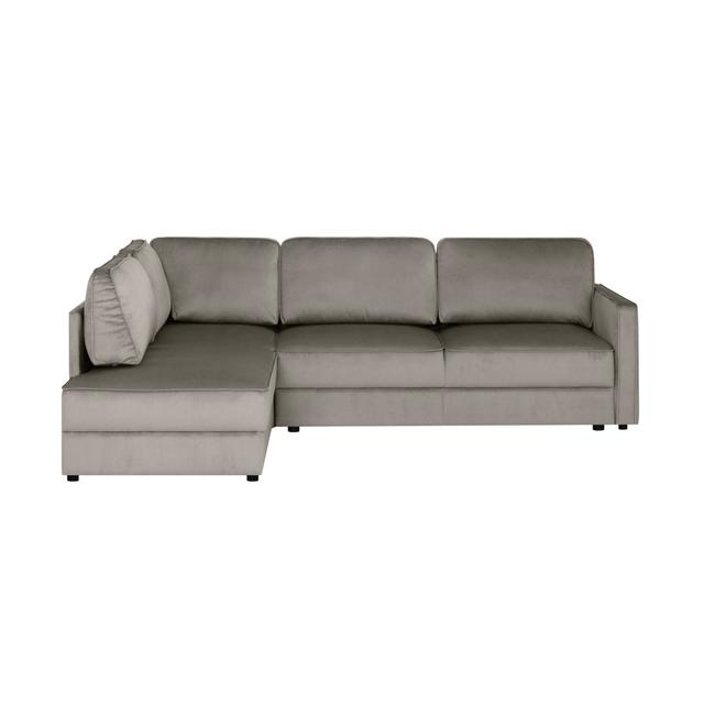 Ecksofa Olivier 17 Stories Ausrichtung: Links ausgerichtet, Polsterfarbe: Grey on Productcaster.