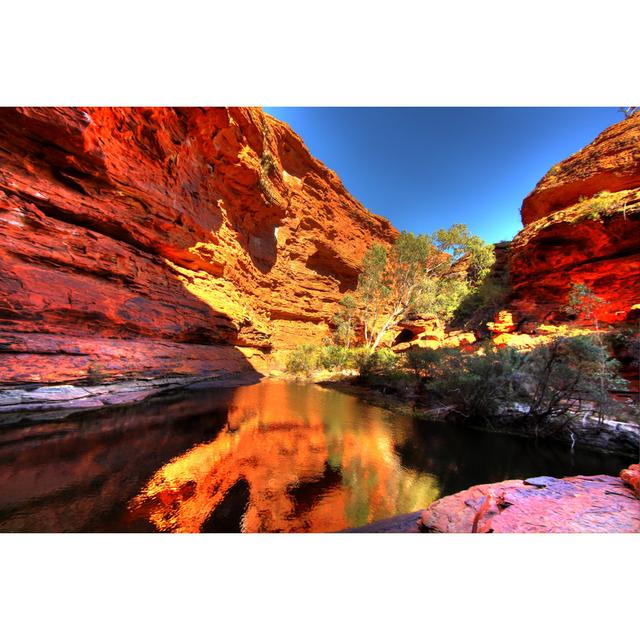 Kings Canyon, Australia by Stephanie Frey - Wrapped Canvas Photograph Alpen Home Size: 51cm H x 76cm W x 3.8cm D on Productcaster.