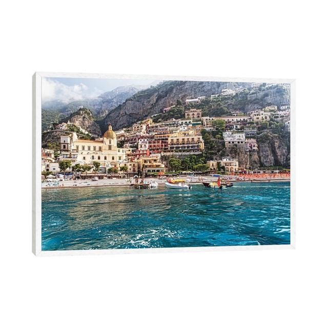 'Low Angle View Of Positano From The Sea, Amalfi Coast, Campania, Italy' by Loui Jover - Wrapped Canvas Graphic Art Print Highland Dunes Format: Wrapp on Productcaster.