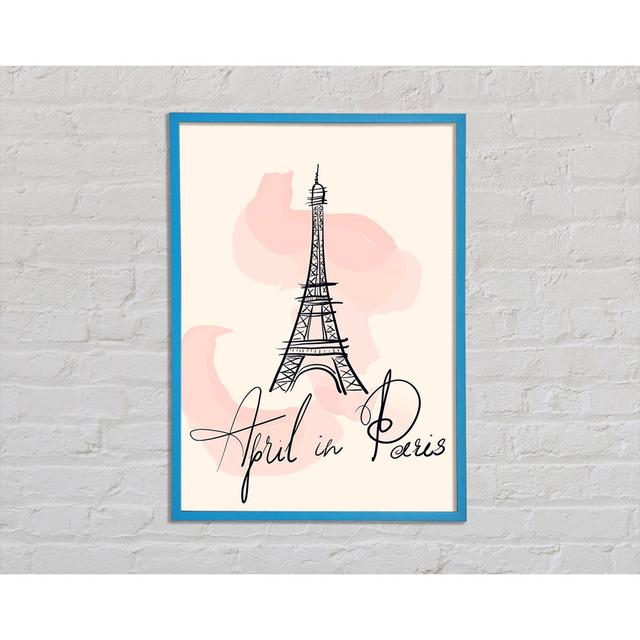 Eiffel Tower Love 3 - Print Rosalind Wheeler Size: 42cm H x 29.7cm W x 2cm D on Productcaster.