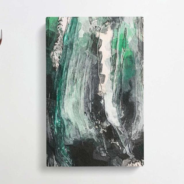 Abstract Art Painting Vol.1 - Wrapped Canvas Painting Print East Urban Home Size: 91cm H x 60cm W x 3cm D on Productcaster.