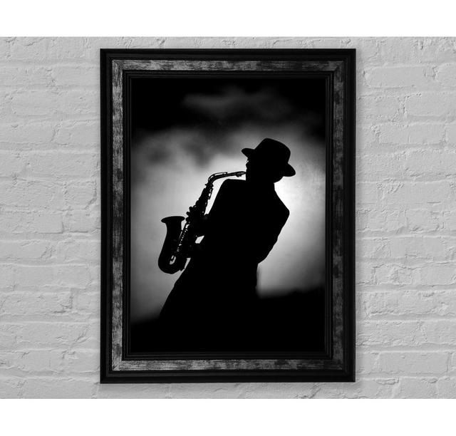 Jazz Player 1 - Einzelner Bilderrahmen Kunstdrucke Bright Star Größe: 142,2 cm H x 84,1 cm B on Productcaster.