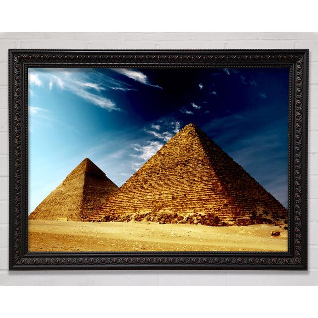 Pyramids Cairo Egypt - Single Picture Frame Art Prints Bright Star Size: 84.1cm H x 118.9cm W on Productcaster.