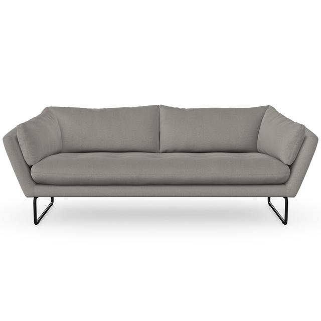 Amsden 3 Seater Upholstered Made to Order Sofa Canora Grey Upholstery Colour: Equilibrio 08 on Productcaster.