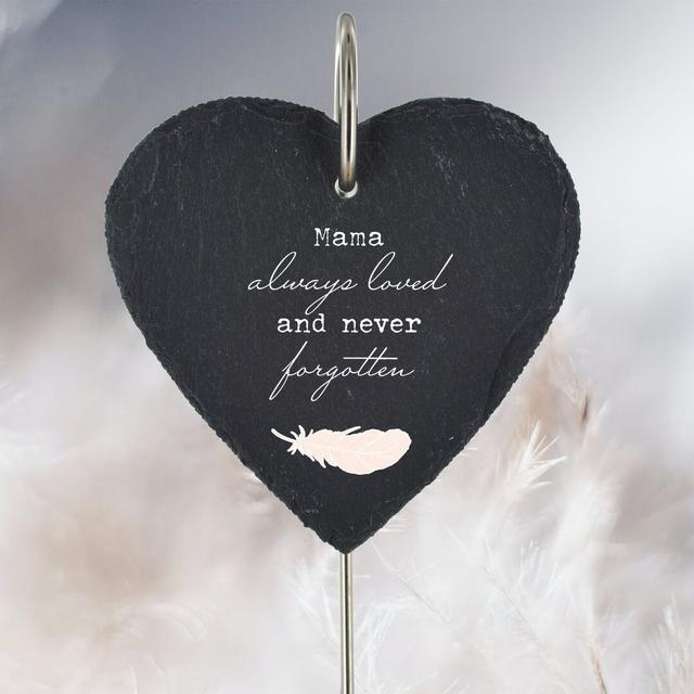 Nohoff Feather Mama Always Loved 2 Pieces Memorial Plaque Set The Seasonal Aisle on Productcaster.