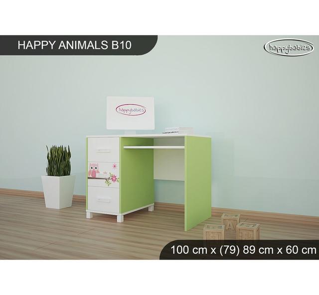 100cm Writing Desk Happy Babies Base Colour: Green on Productcaster.