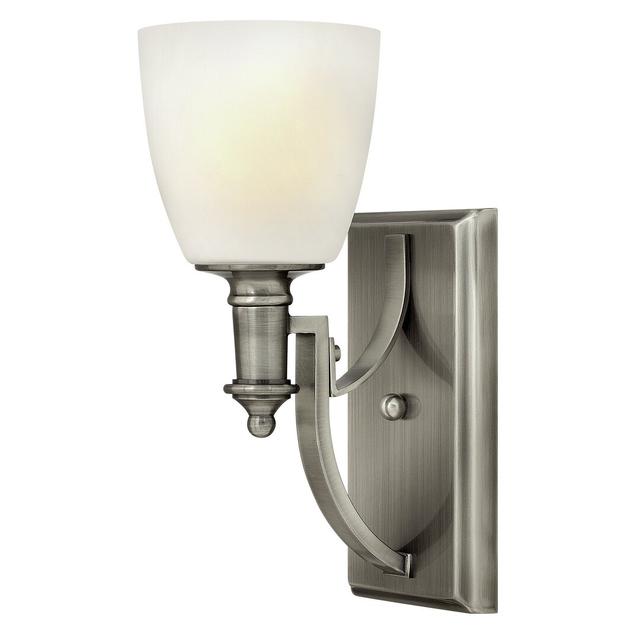 Warrensburg 1-Light Armed Sconce Marlow Home Co. on Productcaster.