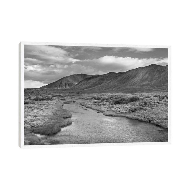 Hart River Flowing Over Tundra Beneath The Ogilvie Mountains, Yukon Territory, Canada von Tim Fitzharris - Gallery-Wrapped Canvas Giclée on Canvas Uni on Productcaster.