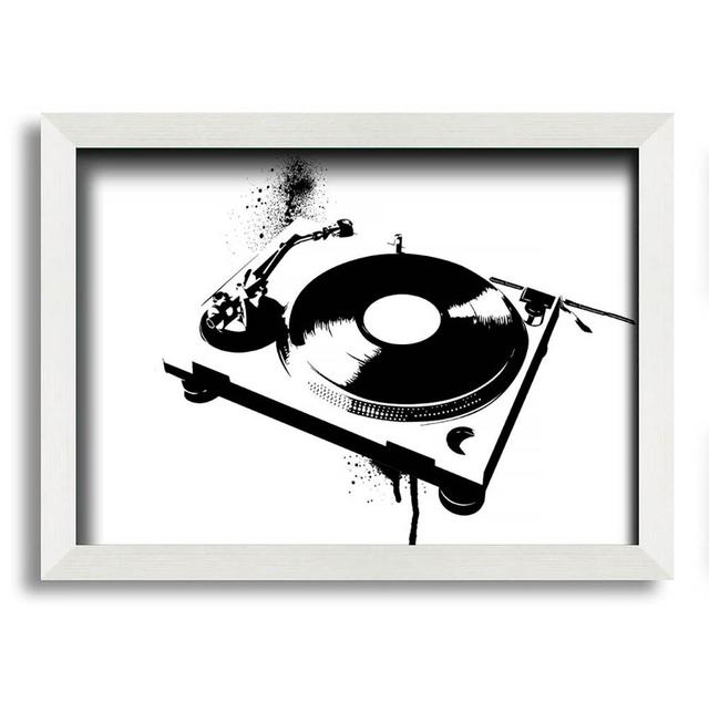 Novogratz DJ Put the Record on - Single Picture Frame Art Prints ClassicLiving Size: 59.7cm H x 84.1cm W x 10cm D on Productcaster.