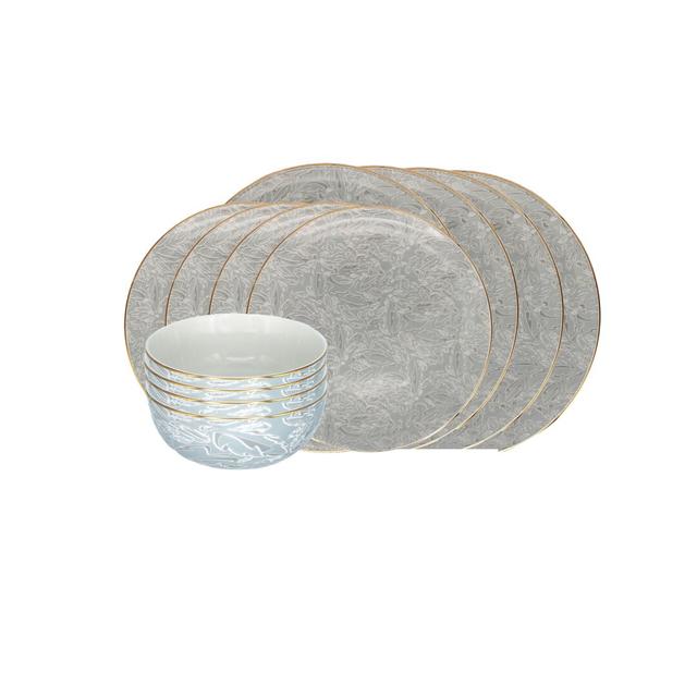 Aybrie 12 Piece Porcelain China Dinnerware Set - Service for 4 17 Stories on Productcaster.