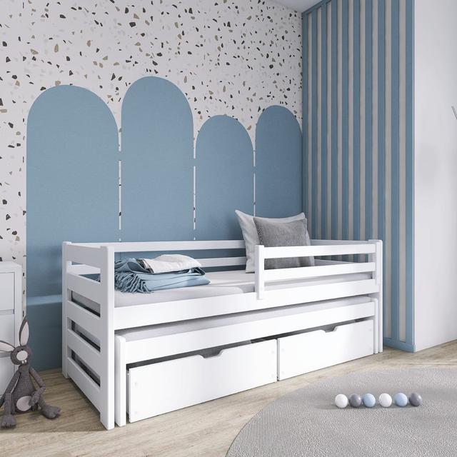 Bergson Kids Bed Harriet Bee Colour (Bed Frame): White on Productcaster.