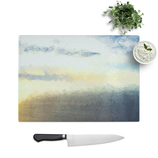 Tempered Glass Wind Farm in Abstract Chopping Board East Urban Home Size: 39 cm W x 28.5 cm L on Productcaster.