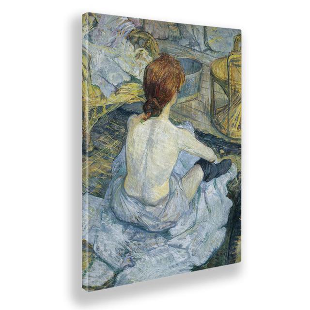 Wandbild The Redhead von Henri de Toulouse Marlow Home Co. Format: Stoff, Größe: 135 cm H x 95 cm B on Productcaster.