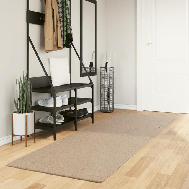 Rug "HUARTE" Short Pile Soft and Washable Sand 17 Stories Rug Size: Rectangle 120 x 170cm on Productcaster.