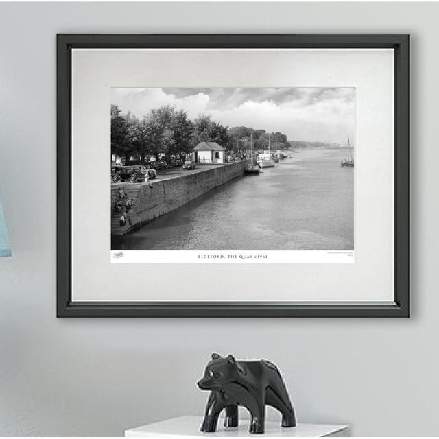 'Bideford, the Quay C1961' - Picture Frame Photograph Print on Paper The Francis Frith Collection Size: 60cm H x 80cm W x 2.3cm D on Productcaster.